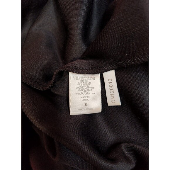 Women's New York and Co. Short Sleeve Eyelash Lace Dress Black Pink Small - Picture 8 of 8